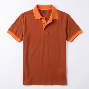 Camiseta de Golf de Talla Grande, Personalizada al por Mayor, 100% Algodón, Tejida, de Alta Calidad, con Logotipo Bordado, Transpirable y Ecológica - Product Image 6