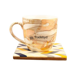 Sous-verre décoratif premium en os incrusté pour table basse Tradebyd - Product Image 1