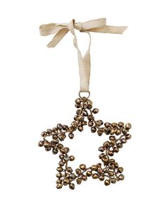 Golden Brass Kangaroo Christmas Ornament with Red Collar Traditional Handicraft Decor - Product Image 2