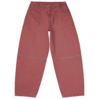 Jean décontracté ample en coton 100 % pour femme Master Textile, style baril, lavable, avec rivets et coupe-cousu de style festif, 8,85 oz
