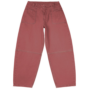 Jean décontracté ample en coton 100 % pour femme Master Textile, style baril, lavable, avec rivets et coupe-cousu de style festif, 8,85 oz - Product Image 1