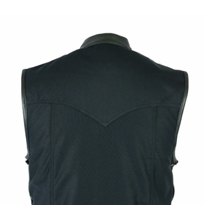 Chaleco de Cuero Premium para Motociclistas, Chaleco sin Mangas de Cuero Genuino para Motociclistas y Miembros de Clubes - Product Image 6