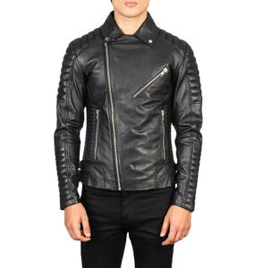 <b>Men</b>’s Genuine <b>Sheepskin</b> <b>Leather</b> <b>Jacket</b> – Multi Color Casual Outerwear Soft Lightweight Design OEM Custom Manufacturing - Product Image 3