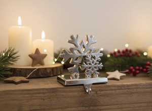 Heavy Base Metal Christmas <b>Stocking</b> <b>Holder</b> Non Slip Mantel Hook Xmas Decor feltsocks - Product Image 3