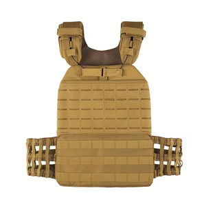 Gilet de fitness lesté réglable pour l'entraînement de force et d'endurance en CrossFit avec grille MOLLE découpée au laser et ajustement à libération rapide - Product Image 1