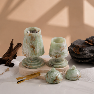 Quemador de incienso de resina de lujo Curio Craft Mabkhara, juego con caja de almacenamiento, difusor aromático, incienso indio ecológico hecho a mano - Product Image 1