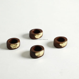 Boho Carved Angel Wood Beaded Napkin Ring Tassels Jute Rope Eco-Friendly Wedding Party Dinner Table Decoration Napkin Ring - Product Image 4