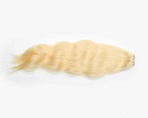 ผมต่อจากผมมนุษย์แบบลอนหลวมผมต่อแบบง่ายสไตล์1สีบลอนด์ - Product Image 3