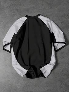 Wholesale Unisex American Football Jersey Oversized Raglan Short Sleeve Streetwear <b>Graphic</b> <b>Tee</b> Custom Logo OEM Supplier - Product Image 2