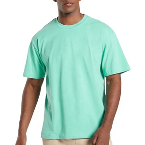 Camisetas de Hombre al por Mayor de Alta Calidad, 100% Algodón, Diseño de Logotipo Personalizado, Estilo Holgado Informal, Hombros Caídos, Ecológicas, de Secado Rápido - Product Image 1