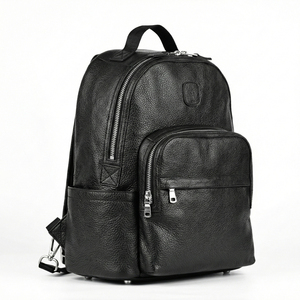 High Quality <b>Leather</b> <b>Backpack</b> Large Capacity <b>Laptop</b> Rucksack Multi-function Business Travel Bags <b>Leather</b> Business <b>Backpack</b> Bags - Product Image 3