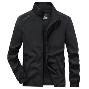 Chaqueta de bombardero ligera de primavera y otoño personalizada para hombre, cazadora informal para gimnasio, correr, deportes, golf, camping, abrigos - Product Image 1