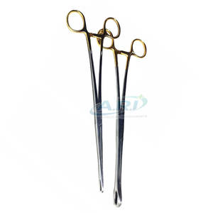 Pinzas para sujetar esponjas quirúrgicas hechas de acero inoxidable duradero, pinzas para sujetar esponjas médicas y de laboratorio - Product Image 5