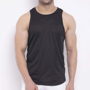 เสื้อกล้ามทรงปกติสำหรับผู้ชาย ขนาดสั่งทำพิเศษ ผ้าฝ้าย 60% โพลีเอสเตอร์ 40% ดีไซน์นุ่มสบาย พิมพ์ลายสกรีน พิมพ์ลายดิจิตอล ระบายอากาศได้ดี รับทำโลโก้ OEM - Product Image 4