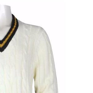 Trendy Men's & Women's Knitted Winter <b>Cardigan</b> Patchwork Design V-neck Embroidered Sororities Fraternity Logo for Spring - Product Image 3