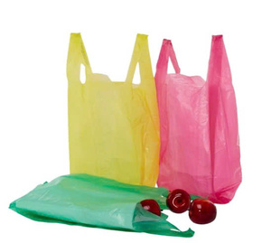 Bolsas de Compras de Plástico LDPE/HDPE Reciclables con Impresión Personalizada y Refuerzo Lateral, Bolsas de Supermercado de PE, Marca H&D, Modelo SPB, Listas para Usar - Product Image 3