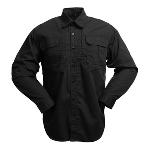 Chaqueta Bomber IBS al por Mayor, Cuello de Forro Polar, Negra, Poliéster/Algodón, Unisex, Reflectante, Cortavientos para Guardias de Seguridad, Chaquetas de Invierno - Product Image 2