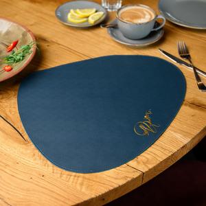 Genuine Leather Place Mat <b>Special</b> <b>Purpose</b> <b>Bags</b> & <b>Cases</b> Real Cowhide Tableware Mat For Fine Dining LPM-0203 - Product Image 1