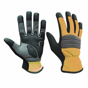 Guantes de Trabajo Profesionales Resistentes con Protección Contra Impactos, Palma Antideslizante, Tejido Transpirable y Muñequera Ajustable para Mecánicos - Product Image 4