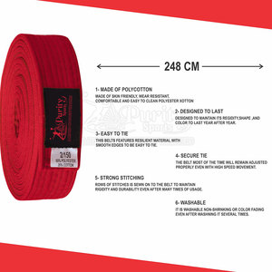 Ceinture d'arts martiaux personnalisée 2026 en coton 100% de bonne qualité, fabriquée au Pakistan pour le BJJ - Product Image 6