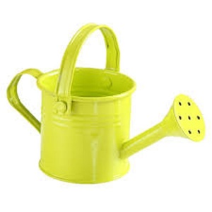 Arrosoir en métal pour jardinage, durable, usage extérieur, long bec, finition peinte en vert, arrosoir pour balcon et jardin - Product Image 1