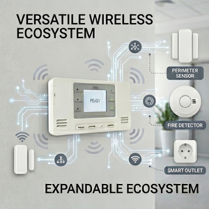 แผงควบคุมสัญญาณเตือนไฟไหม้ไร้สาย Tanda TX3003M CE ระบบเตือนไฟไหม้ Lora สำหรับชิลี เม็กซิโก - Product Image 4