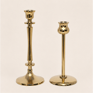 Wholesale Vintage Brass Metal Candle <b>Holder</b> Elegant Metal Brass Candle Stand <b>Candlesticks</b> Factory Direct Centerpiece Stand - Product Image 1