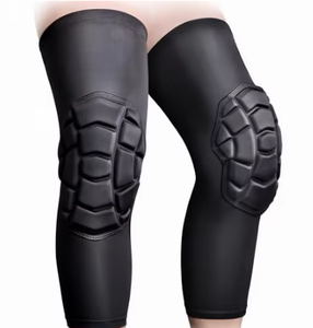 Genouillères de volley-ball en nylon personnalisées HAWK SPORTS INDUSTRIES, respirantes, antidérapantes, élastiques, à enfiler, protection de base - Product Image 2