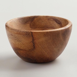 Tazón de Madera Natural Pulida Hecho a Mano, Ecológico, Diseño Moderno y Lujoso, Tazón para Servir Ensaladas, Frutas, Apto para Alimentos, para el Hogar - Product Image 5
