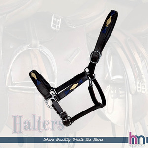 Polo Halter de Cuero DD Premium, Aspecto Elegante, Hecho a Mano con Hilo Encerado Bordado - Product Image 6