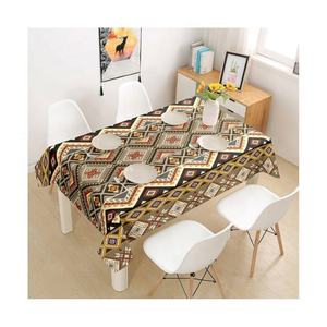 Mantel de Mesa Multifuncional de Algodón, Estilo Europeo, Bordado Bohemio de Lujo, Impermeable, Desechable y Personalizable - Product Image 1