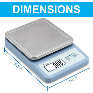 Báscula Digital Ace de 3 kg y 0.1 g para Pesar Joyas de Oro, Construcción de Acero Inoxidable, Función de Tara, Apagado Automático, 1 Año de Garantía - Product Image 3