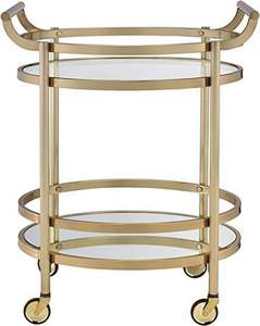 Small Size Hexagon Shape <b>Trolley</b> bar Cart for Home Catering Hotel Restaurant Kitchen Food Coffee Tea <b>Serving</b> <b>Trolley</b> Cart - Product Image 3