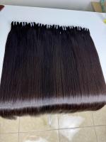 AZURA HAIR Extensions de cheveux naturels ondulés lisses comme des baguettes, Remy, cheveux humains vietnamiens, soyeux et doux, double trame, prêts à être expédiés