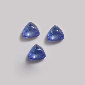 Tanzanita natural de la mejor calidad, cabujón trillón, tanzanita cabujón trillón, tamaño calibrado, piedra preciosa suelta para la fabricación de joyas. - Product Image 5
