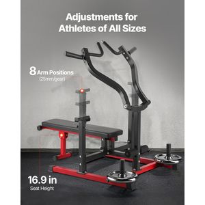 Sistema Home Gym Regolabile 450 LBS, Macchina Chest Press con Panca Piana Inclinabile e Braccioli Convergenti Indipendenti per Allenamento Pettorali Superiori - Product Image 4
