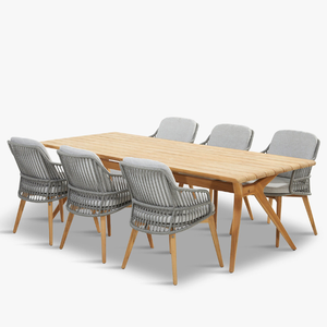 Antique Style Garden Outdoor Furniture With Teak Wooden Frame Material and Minimalist Design for <b>Patio</b> Furniture - Product Image 2