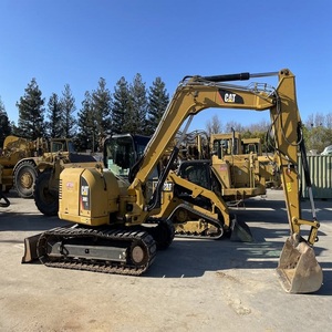 Excavadora de cadenas CAT 308 CR usada, excavadora hidráulica compacta para movimiento de tierras - Product Image 6