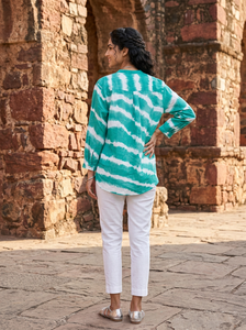 Blusa de Verano de Algodón para Mujer, Suave, Cómoda, Transpirable, Ligera, Informal, de Manga Corta, Ropa de Moda Femenina al por Mayor - Product Image 2