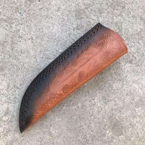 Couteau de camping pliant à lame pointue en acier inoxydable/damassé de qualité industrielle, fait main, pour chauffeurs de camion (OEM) - Product Image 5