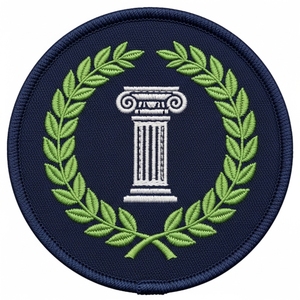 Custom Blue Star Square Masonic Patch Round Embroidered Freemason <b>Badge</b> Masonic Regalia Applique Hand Made Blazer Uniform Patch - Product Image 5