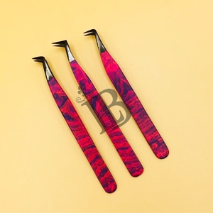 Nouvel Arrivage Extensions de Cils en Papier Recyclé Couleur Ombrée, Pinces à Cils Noires à Pointe Plasma, Cils en Vison - Product Image 3