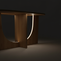 Ensemble console et table basse modernes et durables pour salon, mobilier de maison en bois, vente en gros