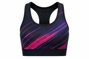 Soutien-gorge de sport dos nageur pour femme, maintien élevé, léger, sans couture, écologique, imprimé, respirant, en Spandex – Vente en gros - Product Image 2