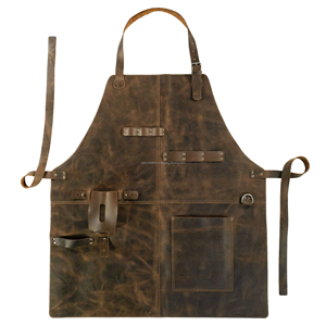 Premium <b>Leather</b> Waist <b>Apron</b> Durable Stylish Sleeveless Lightweight Eco-Friendly Multi-Pocket Design Customizable Factory Direct - Product Image 1