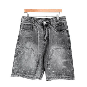 Latest design Rhinestone Shorts High Quality Breathable Comfortable Hot Selling Top Trend Rhinestone Shorts With Reasonable Rate - Product Image 1
