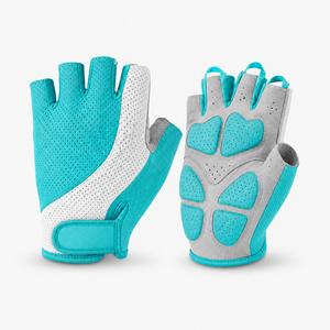 Gants de cyclisme demi-doigts haut de gamme avec protection en gel sur la paume, conception sur mesure, marque privée, vente en gros pour les détaillants de vélos - Product Image 6