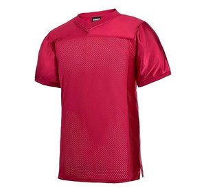 Classic Printed Football Jerseys for Men Unisex V-Neck Breathable Short Sleeve Workout Dry-Fit Sports Casual Tops 100% Polyester - Product Image 1