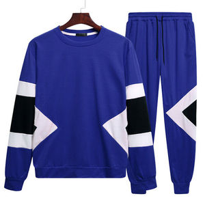 ชุดวอร์มสีดำ เสื้อแขนยาว กางเกงจ็อกเกอร์ ชุดกีฬาสีตัดต่อ ชุดลำลอง - Product Image 2