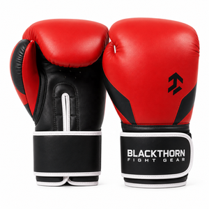 Guantes de Boxeo de PU+Esponja Transpirables, Guantes de MMA con Cierre de Gancho y Bucle, Equipo de Lucha para Adultos - Product Image 4